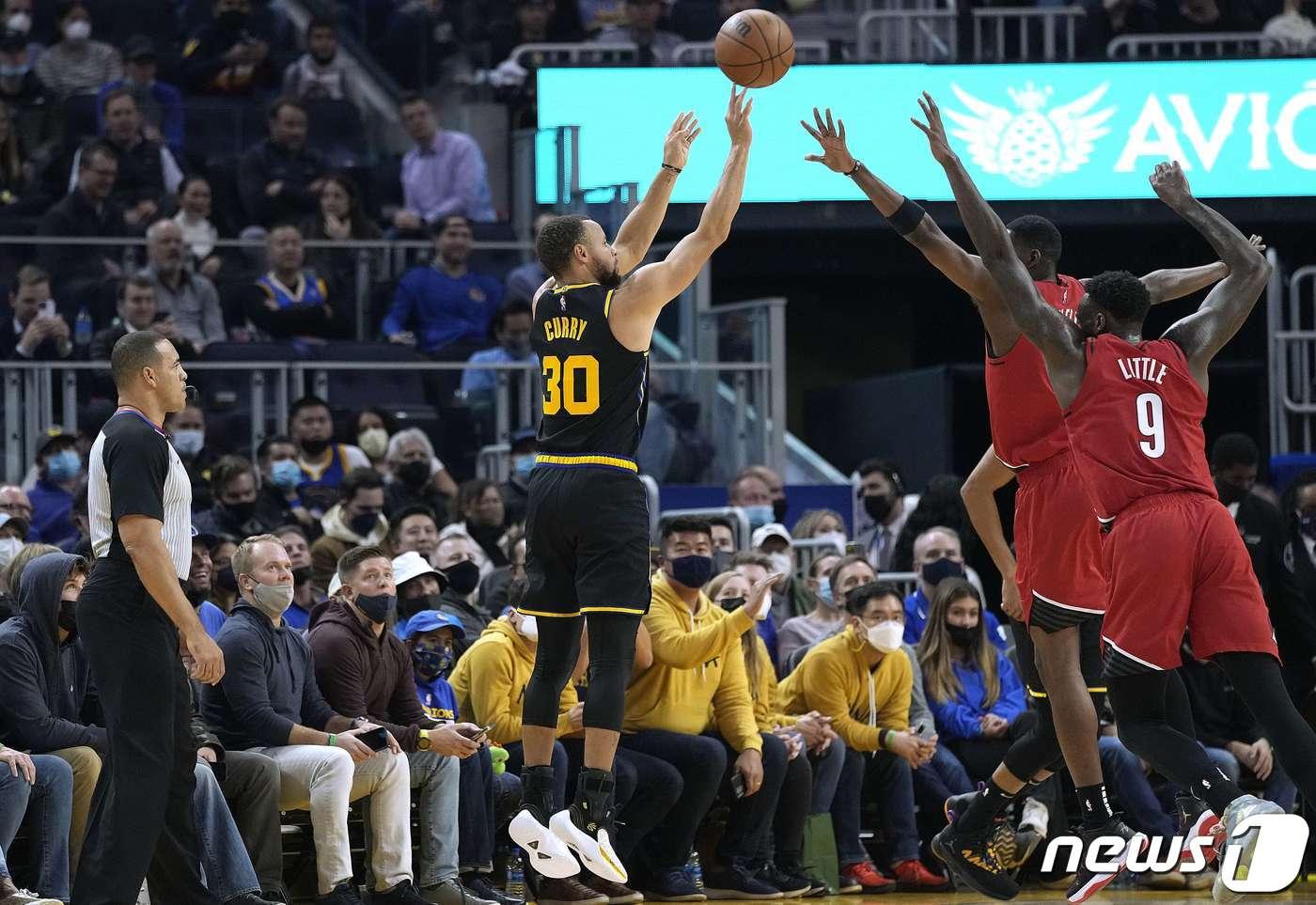 골든스테이트의 스테판 커리. ⓒ AFP=뉴스1