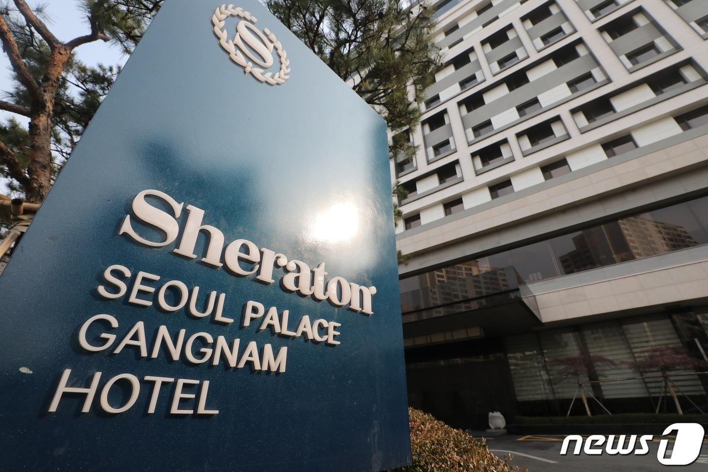지난 2월 1일 영업을 종료한 서울 서초구 쉐라톤 서울 팔래스 강남호텔이 썰렁한 모습을 보이고 있다. 2021.2.1/뉴스1 ⓒ News1 임세영 기자