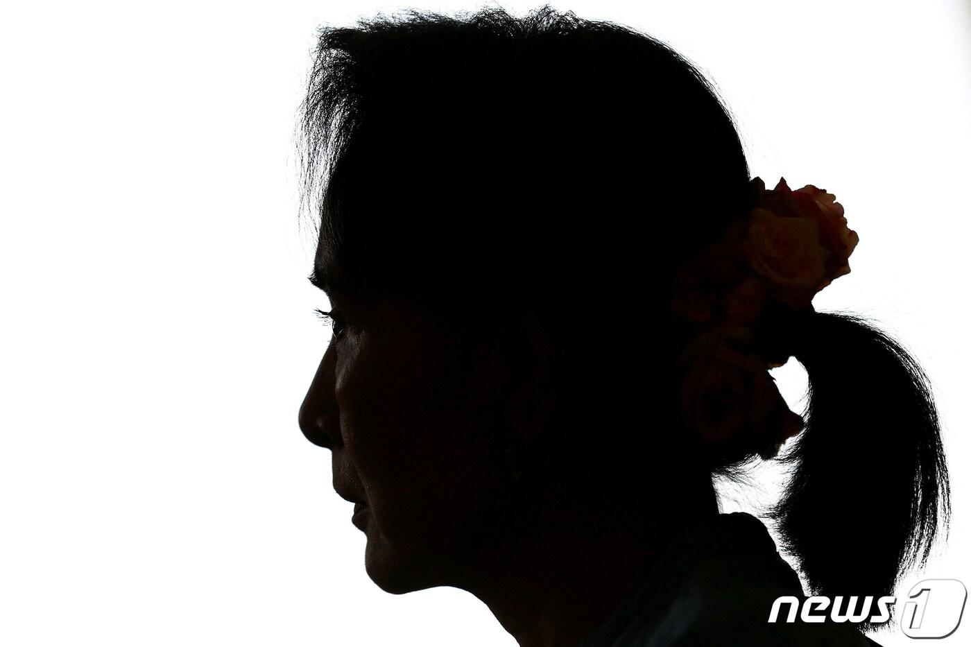 본문 이미지 - 아웅산 수치 미얀마 국가고문. ⓒ 로이터=뉴스1