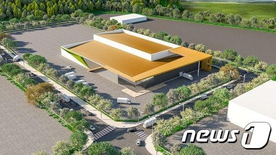 본문 이미지 - 충북 보은군이 건립하는 과수거점산지유통센터 조감도.ⓒ 뉴스1