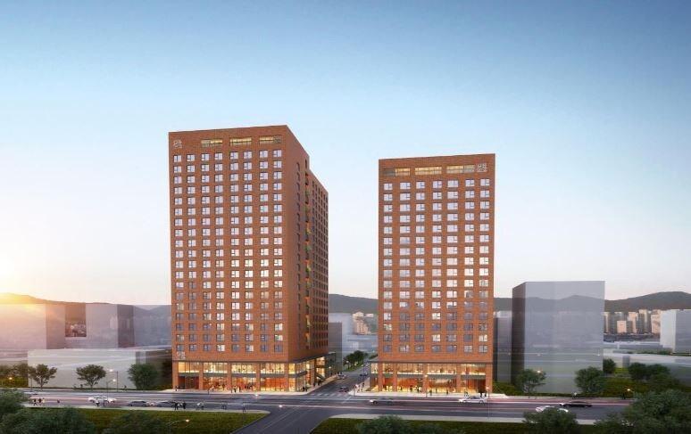 본문 이미지 - 길동 역세권 청년주택 조감도(서울시 제공) ⓒ 뉴스1