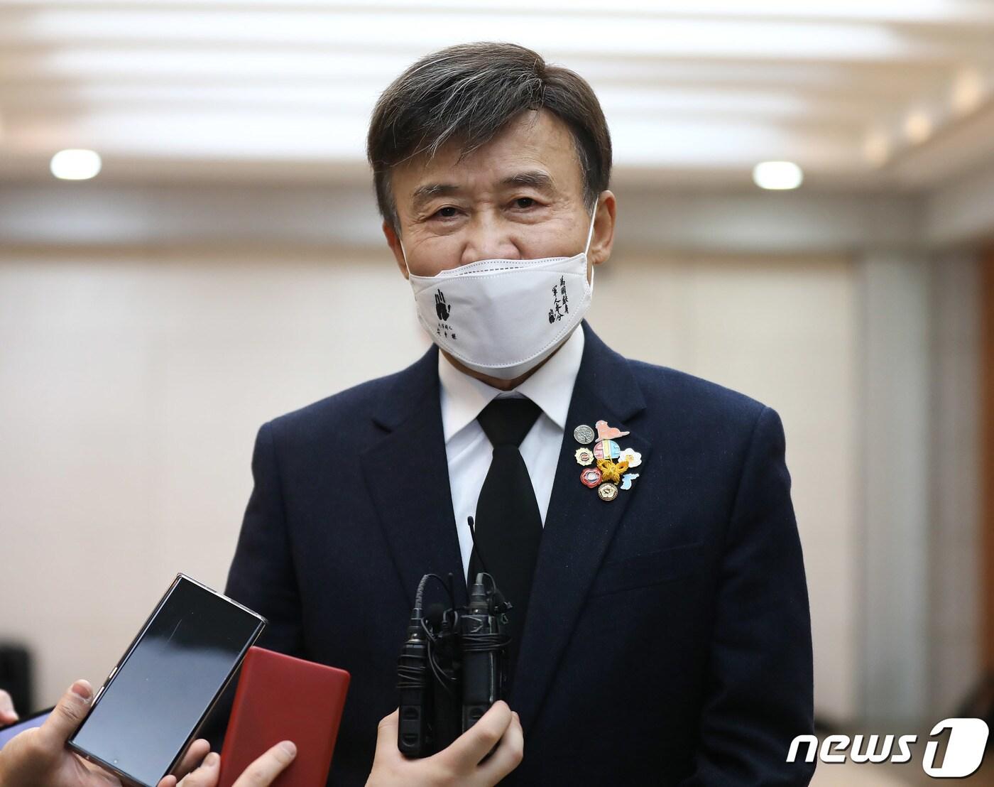 본문 이미지 - 김원웅 전 광복회장(자료사진) . 2021.2.15/뉴스1 ⓒ News1 안은나 기자