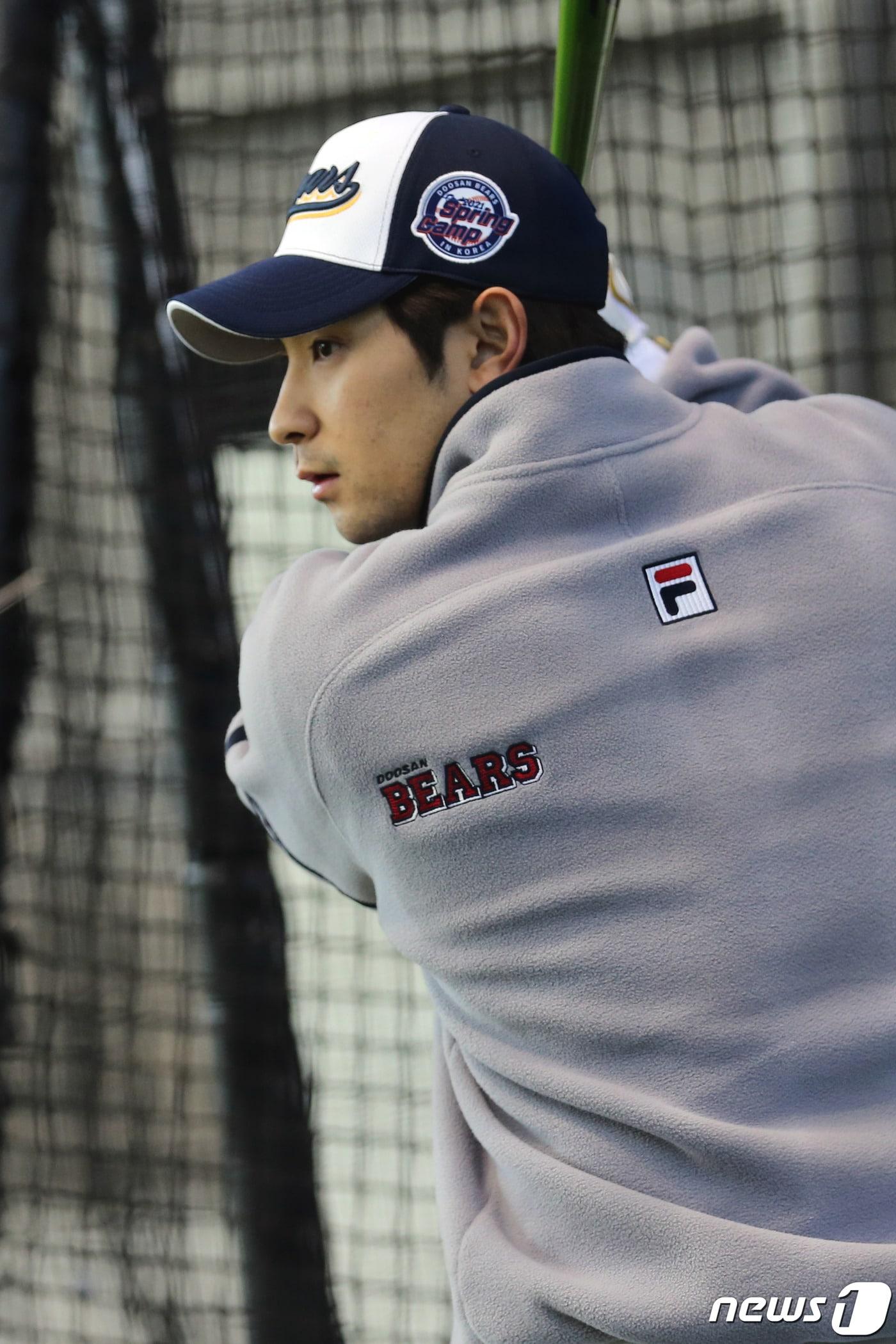 본문 이미지 - 강승호는 절실한 마음으로 두산 베어스에서 새롭게 출발한다.(두산 베어스 제공) ⓒ 뉴스1