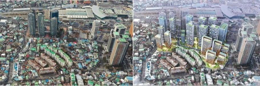 본문 이미지 - 서울역 쪽방촌의 현재와 미래(국토교통부 제공)ⓒ 뉴스1