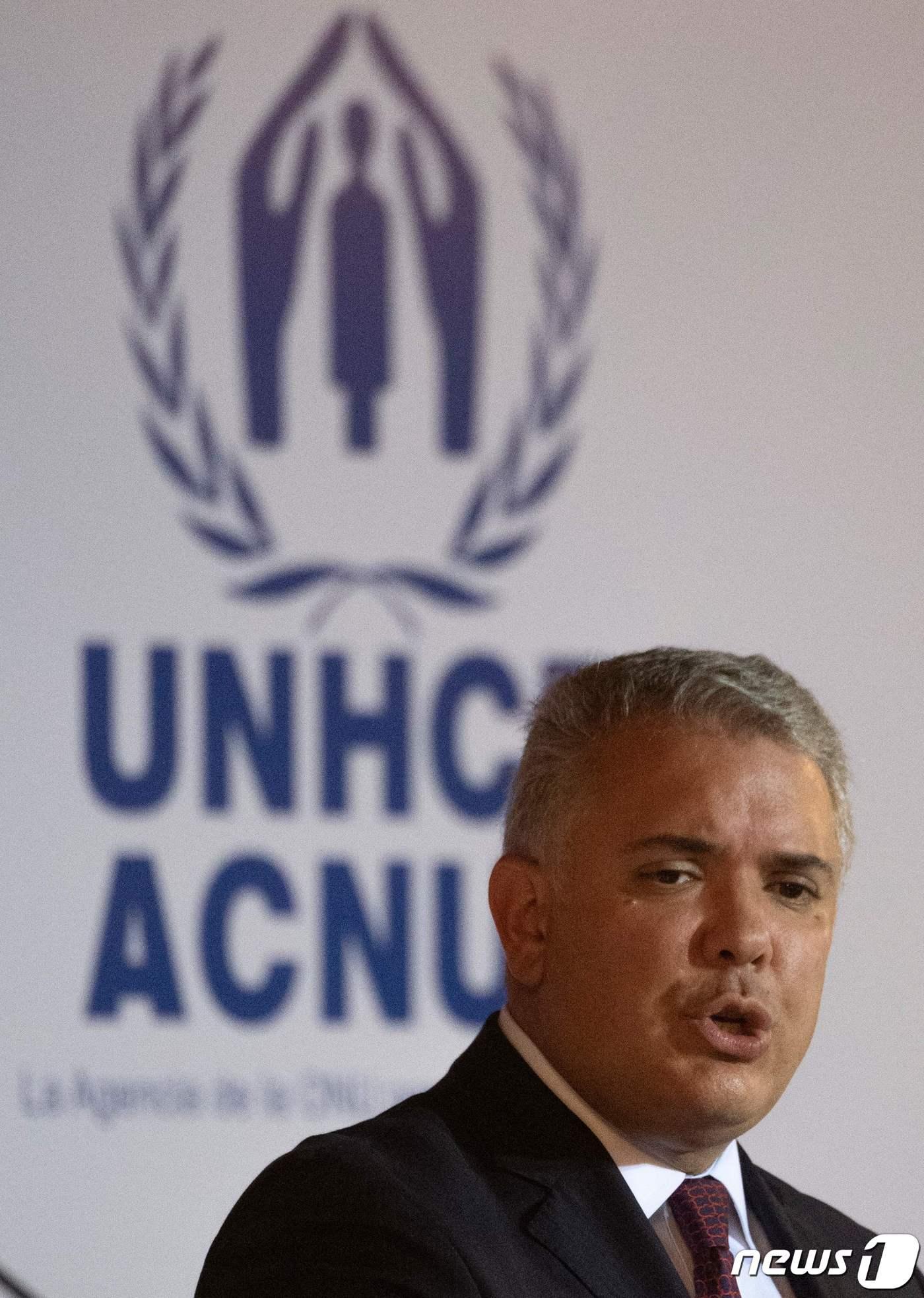 본문 이미지 - 이반 두케 콜롬비아 대통령 ⓒ AFP=뉴스1