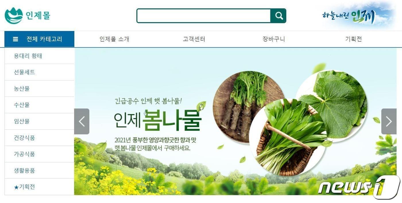본문 이미지 - 강원 인제몰.(홈페이지 캡처)ⓒ 뉴스1