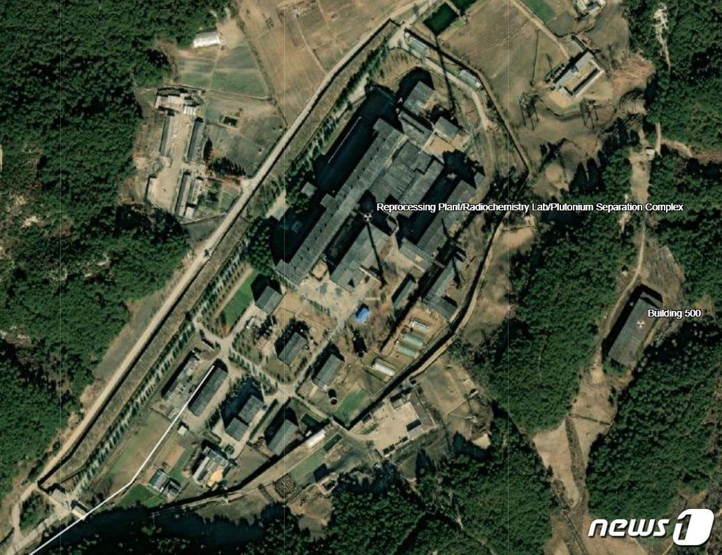 본문 이미지 - 북한 평안북도 영변 핵시설 내 방사화학실험실 위성사진 캡처 (38노스 DPRK 디지털 아틀라스) ⓒ 뉴스1