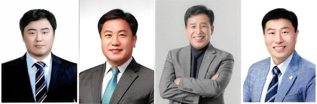 본문 이미지 - 4월7일에 치러지는 기초의원 재보궐선거(김제시 나선거구)에 후보등록을 마친 김승일, 김성배, 문병선, 최훈 후보.ⓒ 뉴스1