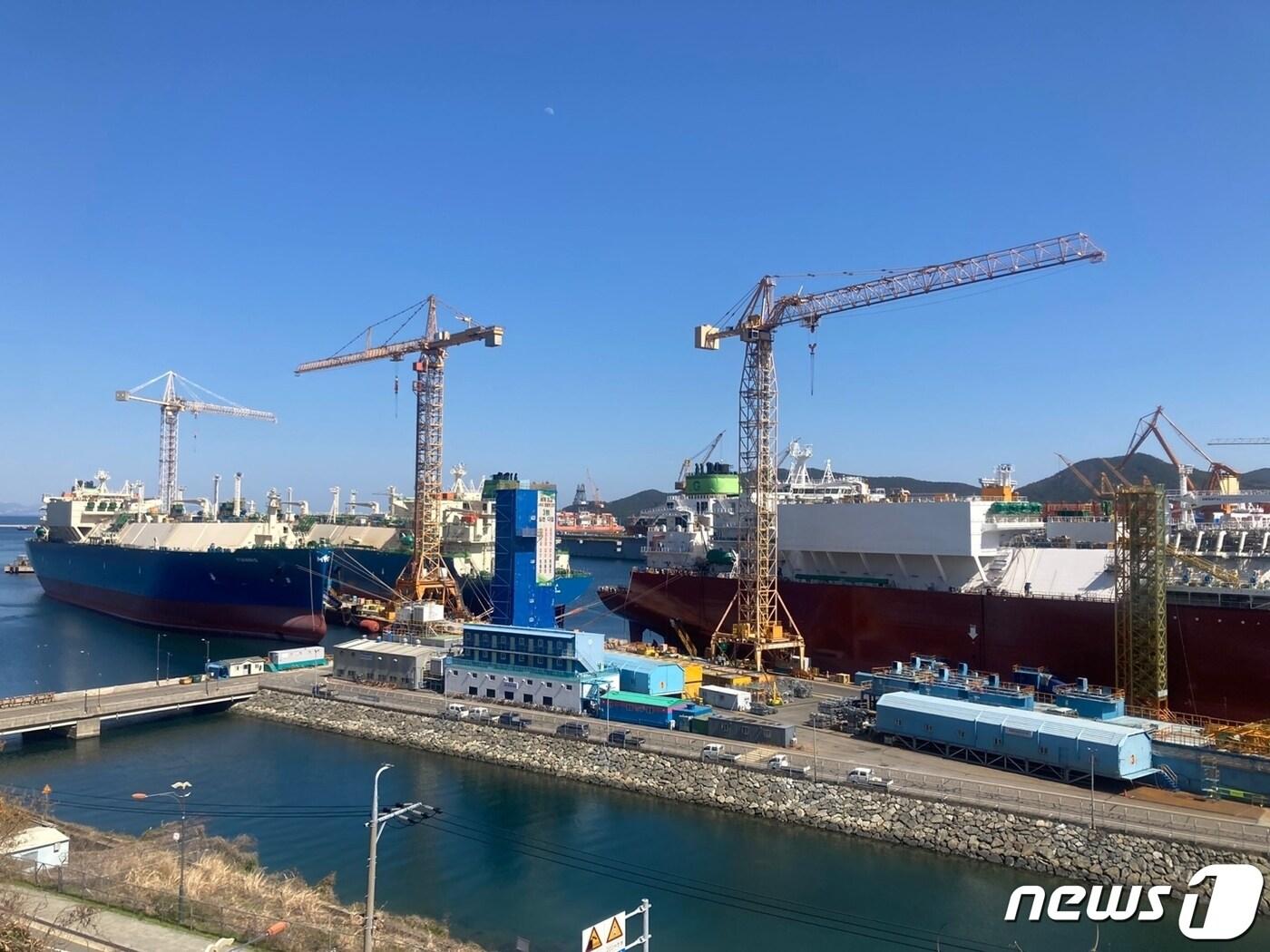 본문 이미지 - 대우조선해양 전경 뉴스1 ⓒ News1 