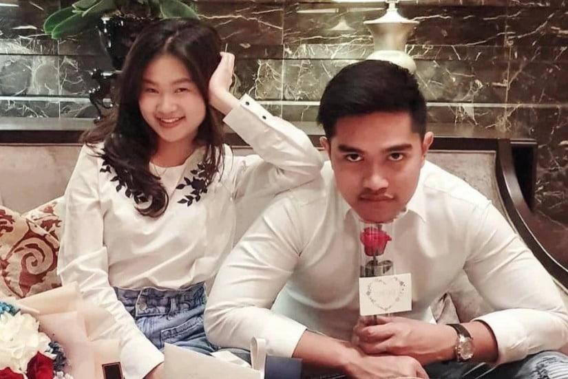 본문 이미지 - 인도네시아 조코위 대통령 아들 케상 팡아릅(오른쪽)과 전 연인 펠리시아 티슈. ⓒ 뉴스1