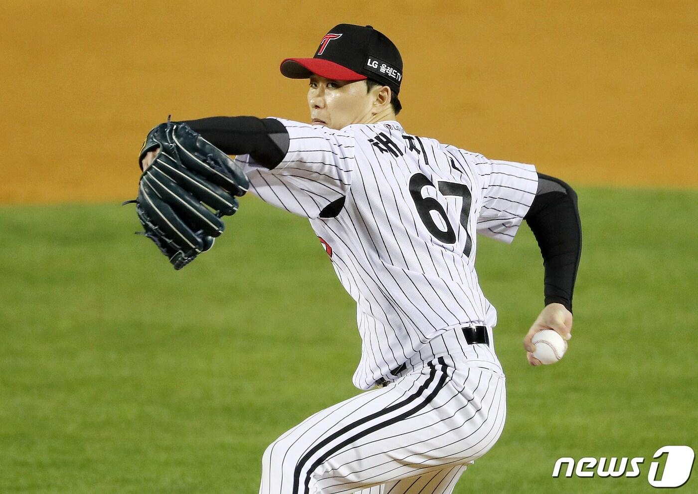 NC 다이노스로 이적한 투수 채지선. /뉴스1 DB ⓒ News1 김진환 기자