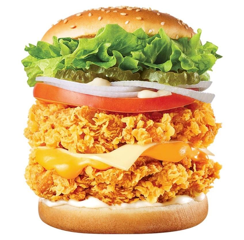 본문 이미지 - 싸이플렉스버거(맘스터치 제공) ⓒ 뉴스1