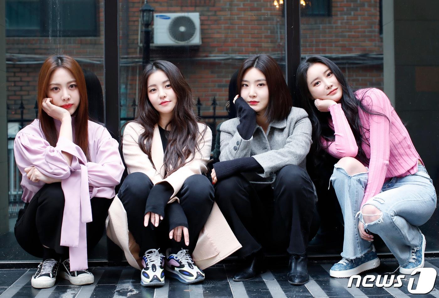 브레이브걸스(BraveGirls) 은지(왼쪽부터), 유정, 유나, 민영/뉴스1 ⓒ News1