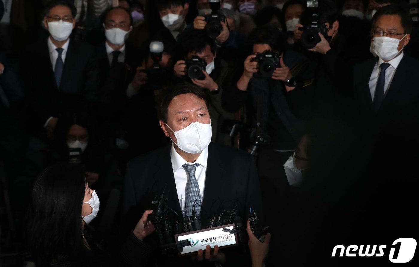 본문 이미지 - 윤석열 전 검찰총장 2021.3.4/뉴스1 ⓒ News1 이성철 기자