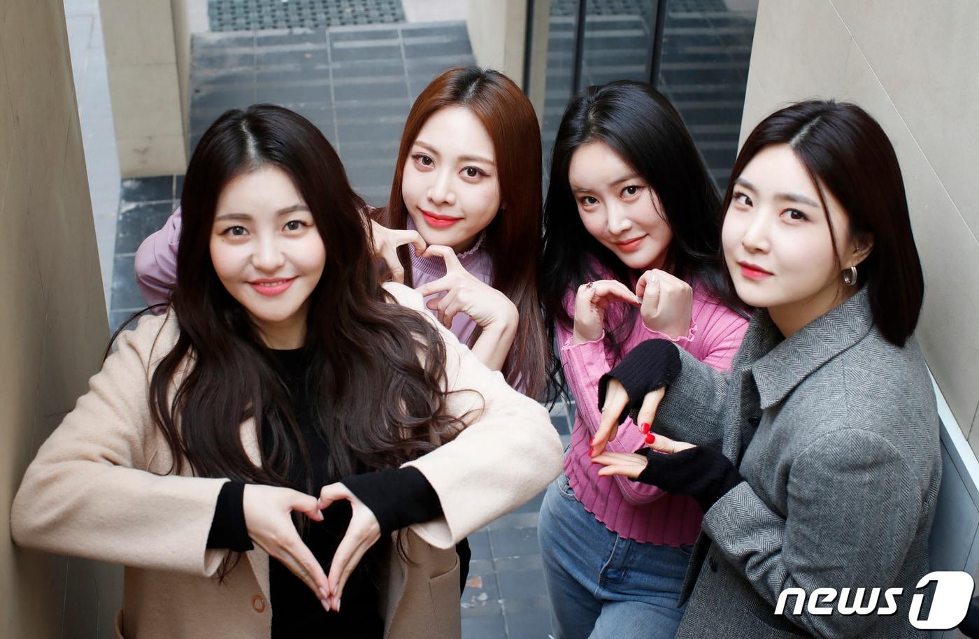 본문 이미지 - 브레이브걸스(BraveGirls) 유정(왼쪽부터), 은지, 민영, 유나/뉴스1 ⓒ News1