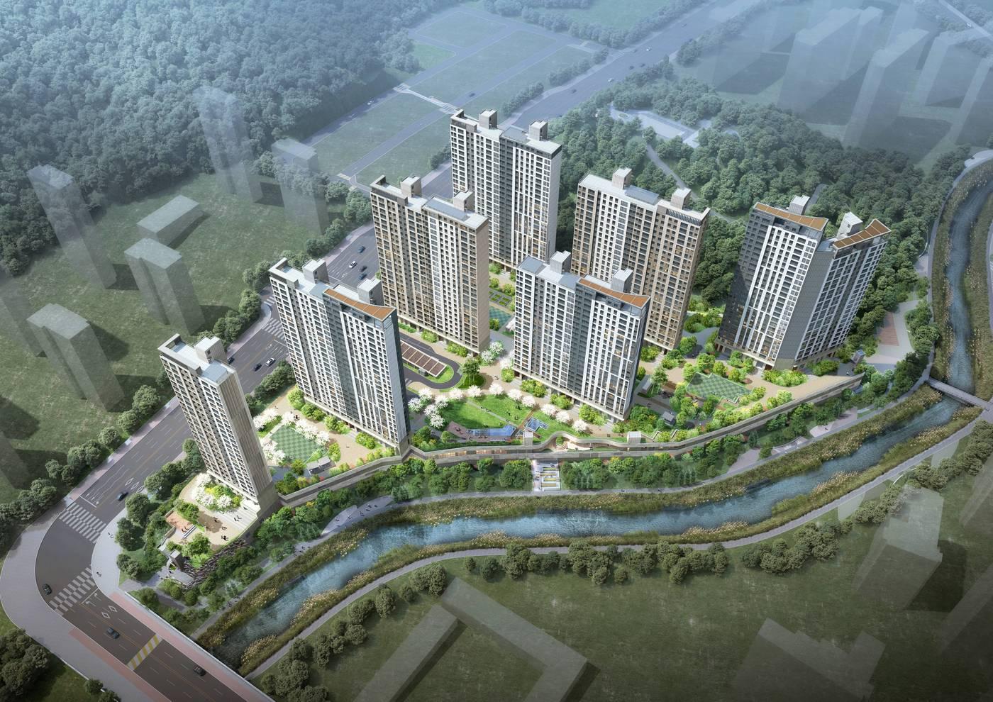 계룡자이 조감도.(제공=GS건설)ⓒ 뉴스1