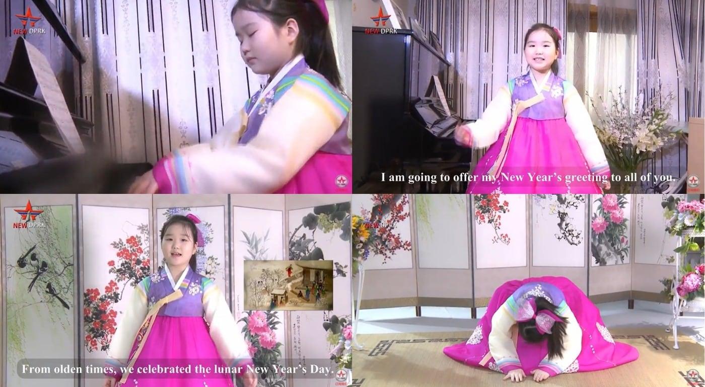 본문 이미지 - 북한 선전 유튜브 채널에 등장하는 북한 어린이 리수진. (뉴DPRK 갈무리) ⓒ 뉴스1