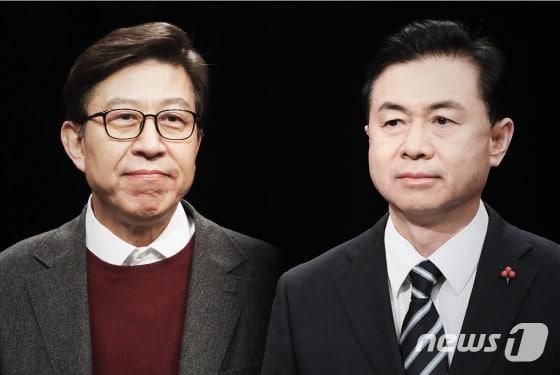 본문 이미지 - 박형준 국민의힘 부산시장 후보, 김영춘 더불어민주당 부산시장 후보. ⓒ News1 DB