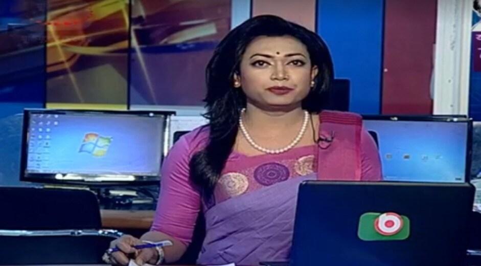 본문 이미지 - 방글라데시 첫 트랜스젠더 앵커인 타쉬누바 아난 시시르(보이샤키TV 홈페이지 캡처). ⓒ 뉴스1