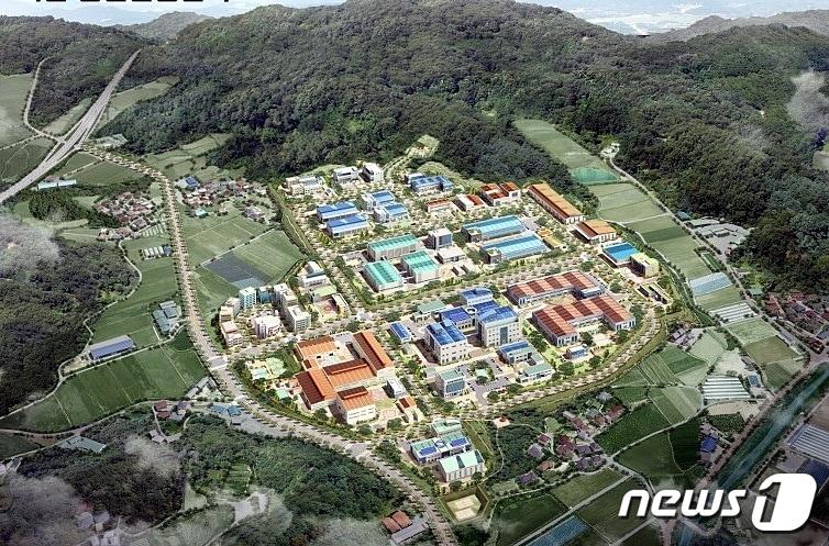 본문 이미지 - 괴산첨단산업단지 조감도.ⓒ 뉴스1