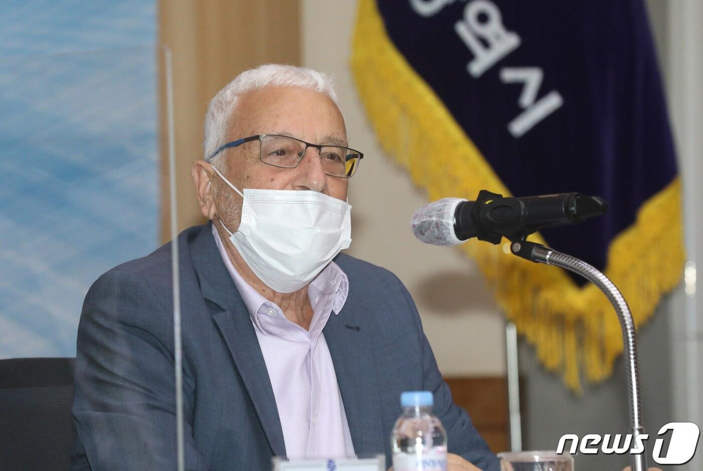 이갈 에를리히 요즈마 회장. 2021.4.13/뉴스1 ⓒ News1 여주연 기자