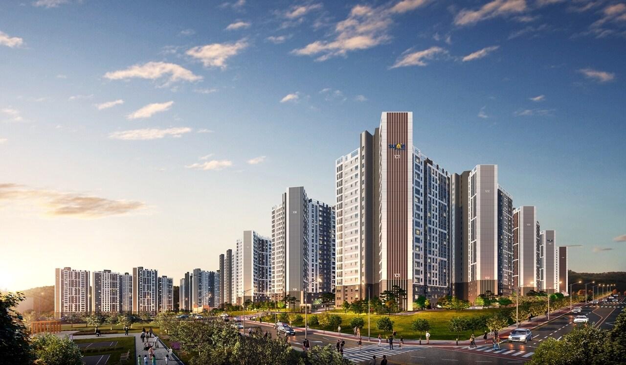 본문 이미지 - 천안 한양수자인 에코시티 투시도. &#40;출처=한양 제공&#41;ⓒ 뉴스1