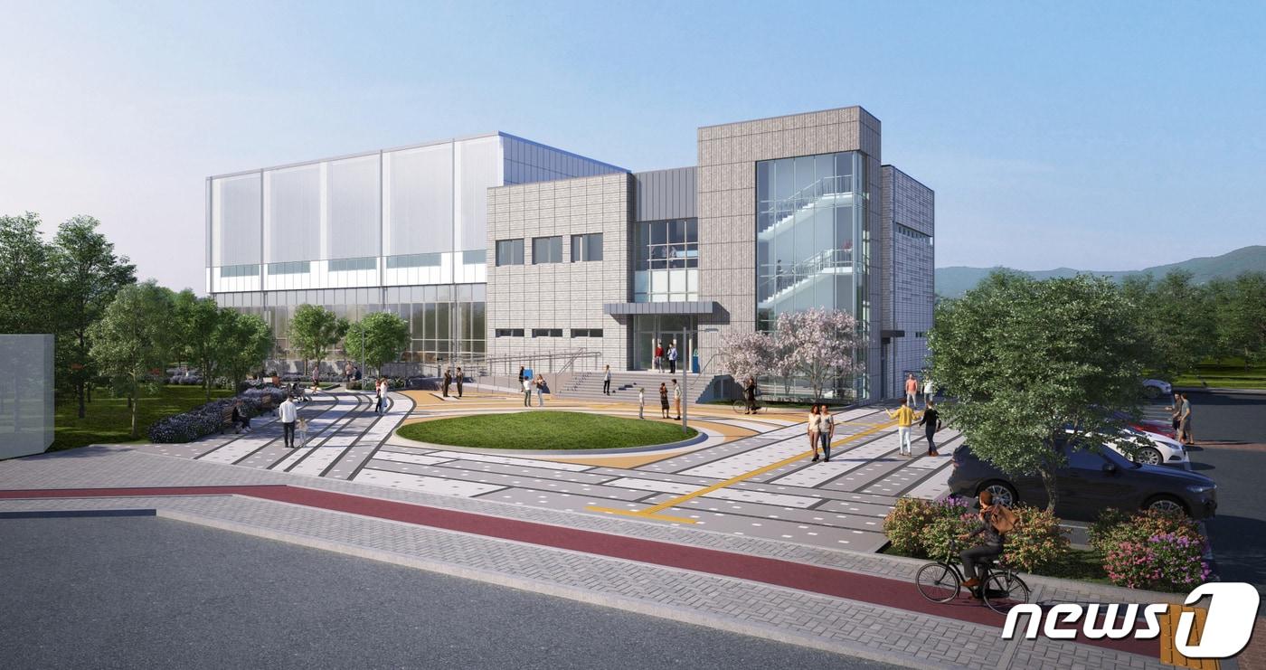 광주 광산구 평동산단 개방형체육관 조감도.(광주시 제공)2021.4.14/뉴스1 ⓒ News1