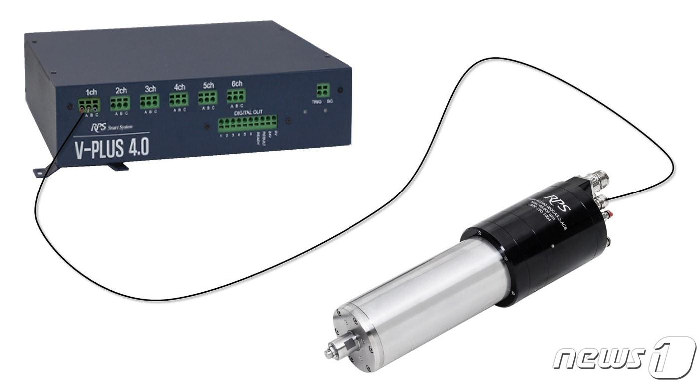 본문 이미지 - 알피에스 스마트 스핀들 및 V-PLUS 4.0 실물 (알피에스 제공) ⓒ 뉴스1