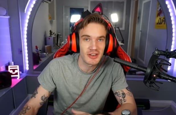 본문 이미지 - 지난 7일 스웨덴 출신 비디오 게임 유튜버 퓨디파이가 자신의 유튜브 채널에 올린 동영상 (유튜브 갈무리) ⓒ뉴스1