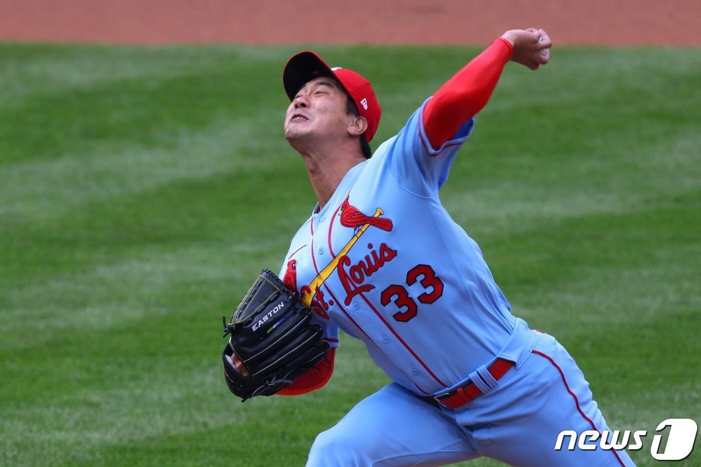 메이저리그(MLB) 세인트루이스 카디널스의 김광현. ⓒ AFP=뉴스1