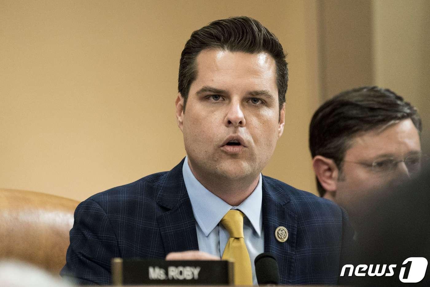 맷 개츠 공화당 연방 하원의원. ⓒ AFP=뉴스1