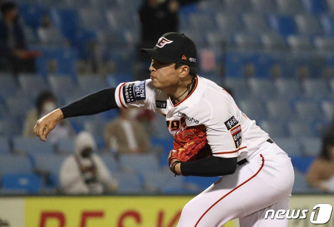 한화 이글스의 강재민. /뉴스1 ⓒ News1 김기태 기자