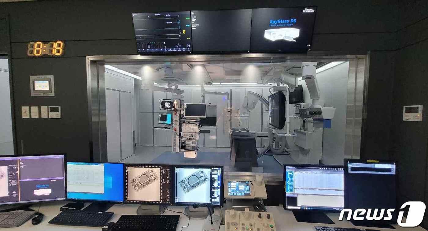 경희대병원 췌장·담도 진단 및 치료내시경실(ERCP실) 모습.ⓒ 뉴스1