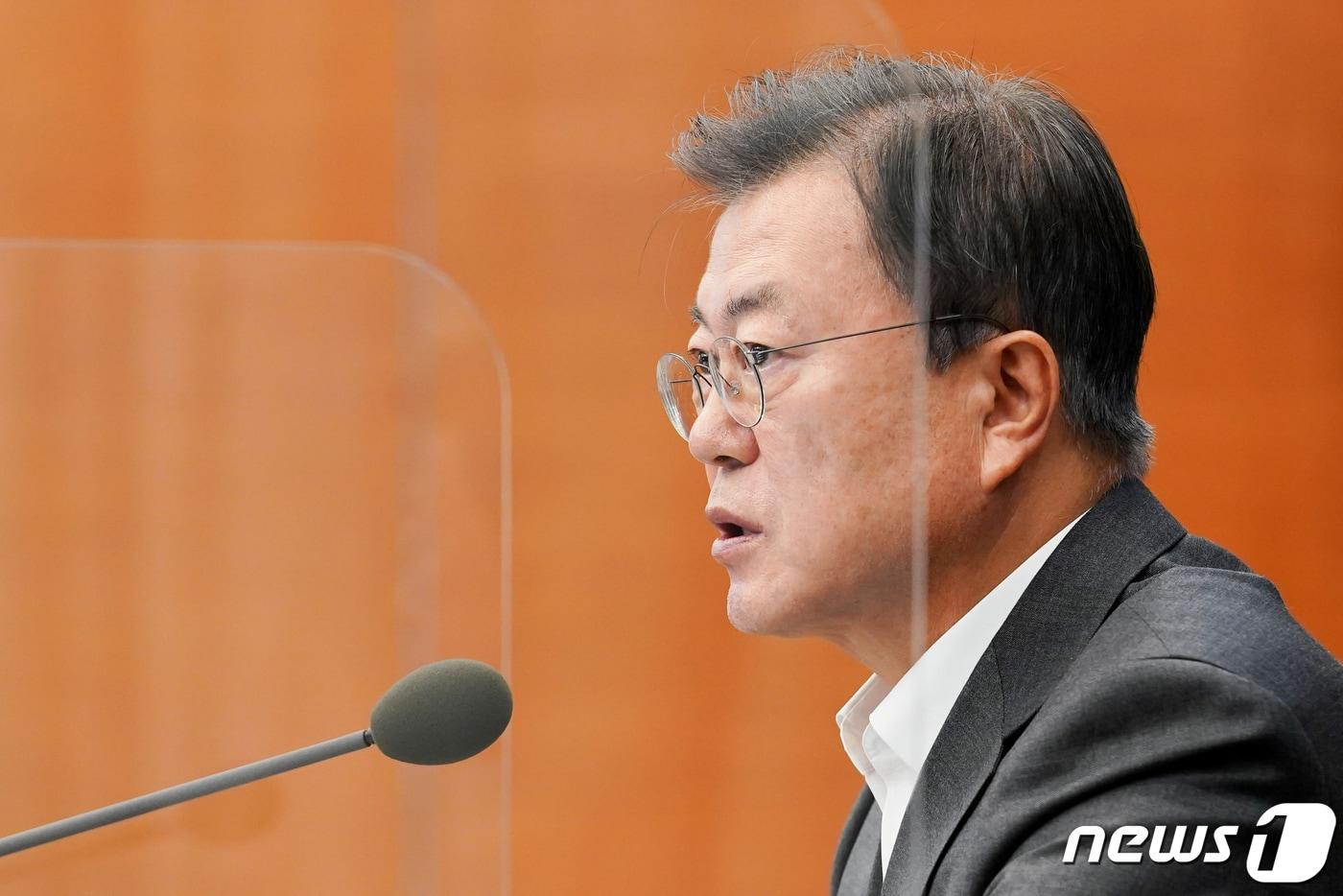 본문 이미지 - 문재인 대통령 2021.4.26/뉴스1 ⓒ News1 유승관 기자