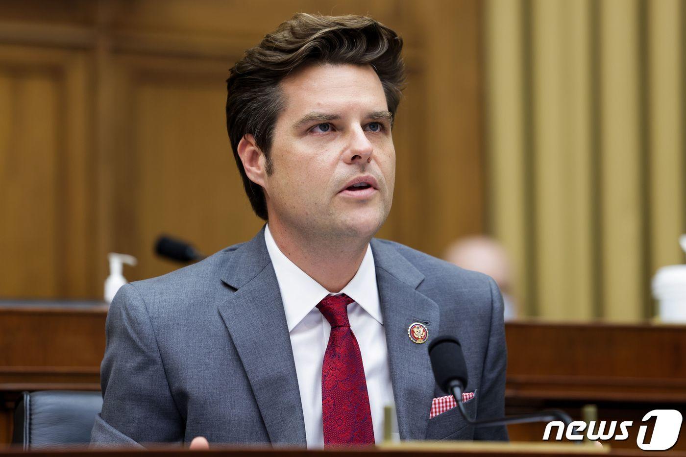 맷 개츠 공화당 하원의원 ⓒ AFP=뉴스1