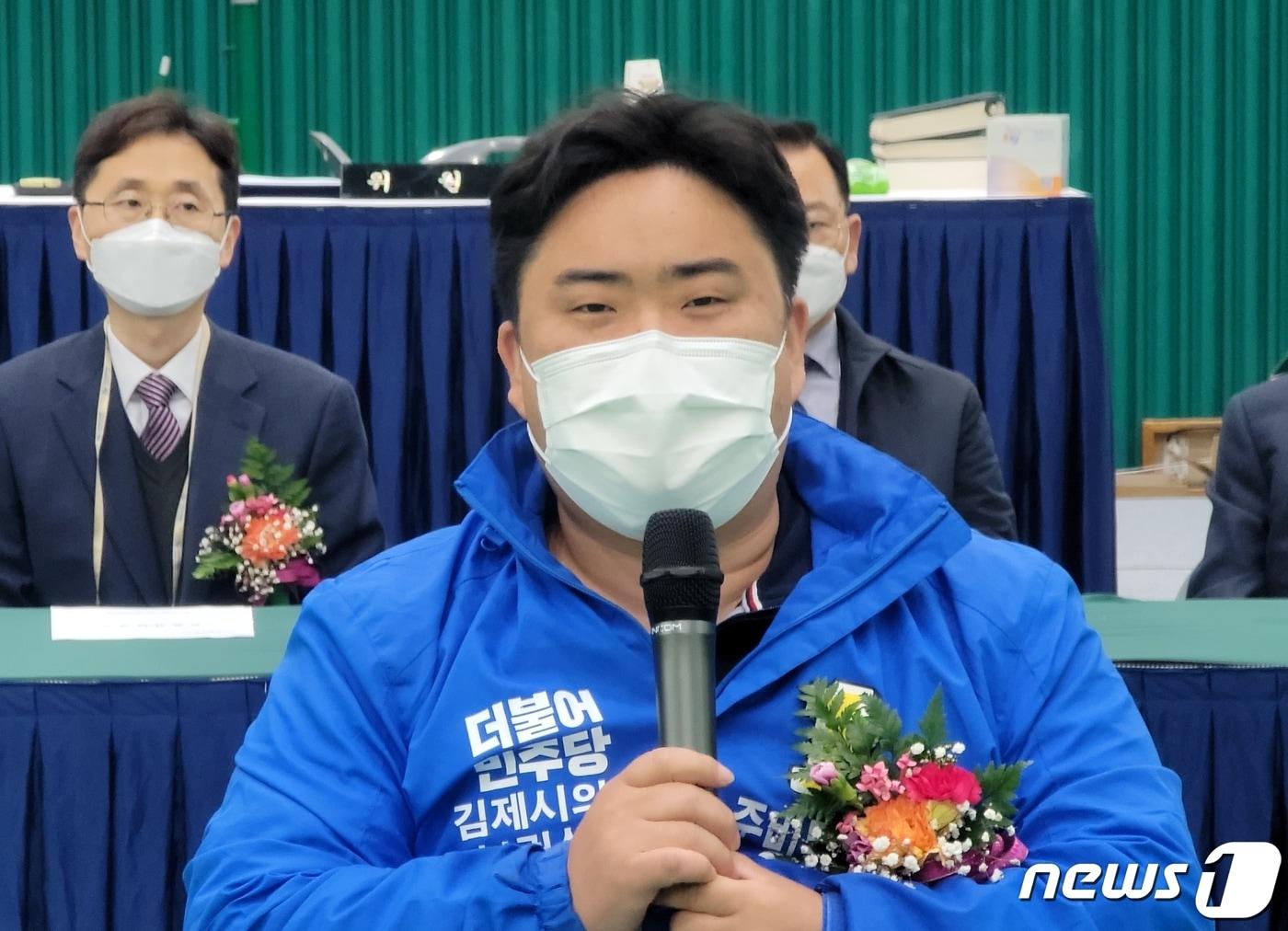 본문 이미지 - 김승일 김제시의원 당선인.ⓒ 뉴스1