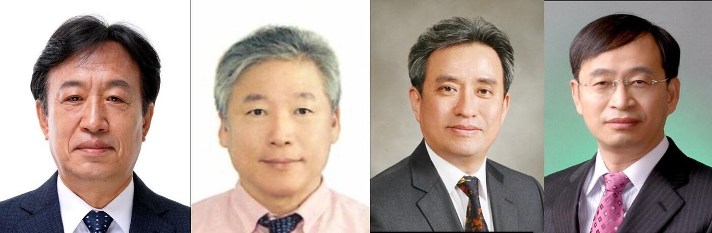 본문 이미지 - (왼쪽부터) 박영득 한국천문연구원 원장, 이진용 한국한의학연구원장, 김병석 한국건설기술연구원 원장, 한석윤 한국철도기술연구원 원장 /뉴스1