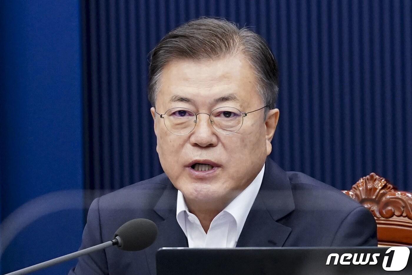 본문 이미지 - 문재인 대통령 2021.5.11/뉴스1 ⓒ News1 이광호 기자