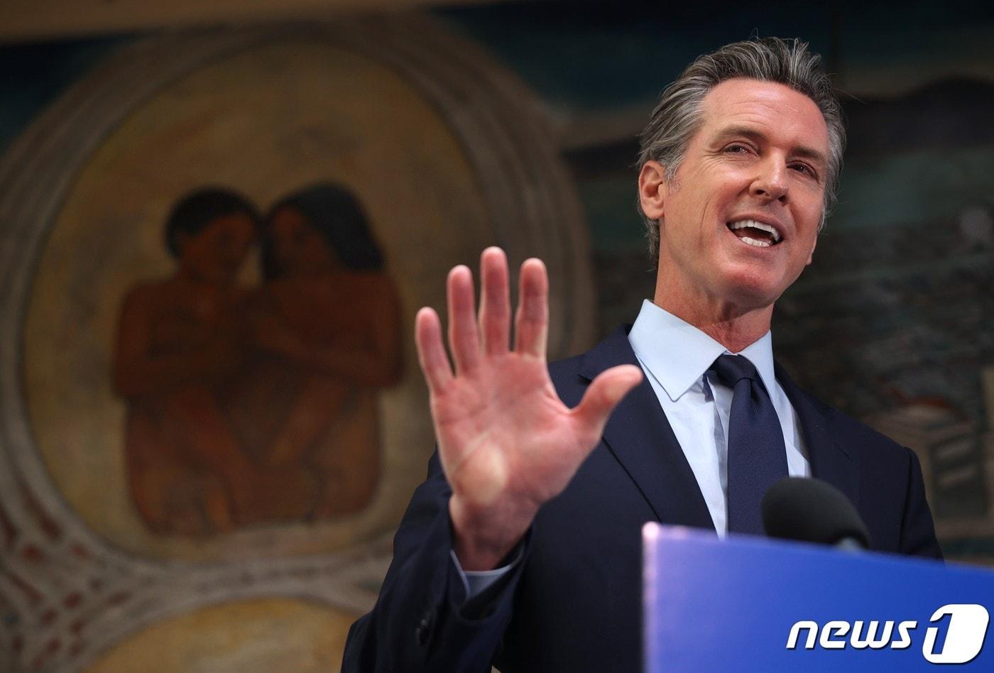 개빈 뉴섬 캘리포니아 주지사. ⓒ AFP=뉴스1 ⓒ News1 조소영 기자