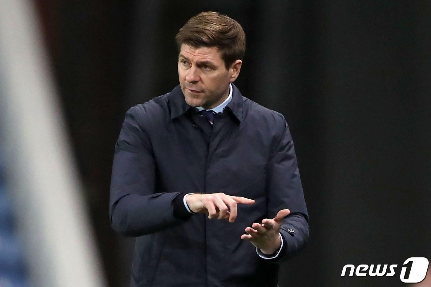 스티븐 제라드 레인저스 감독.  ⓒ AFP=뉴스1