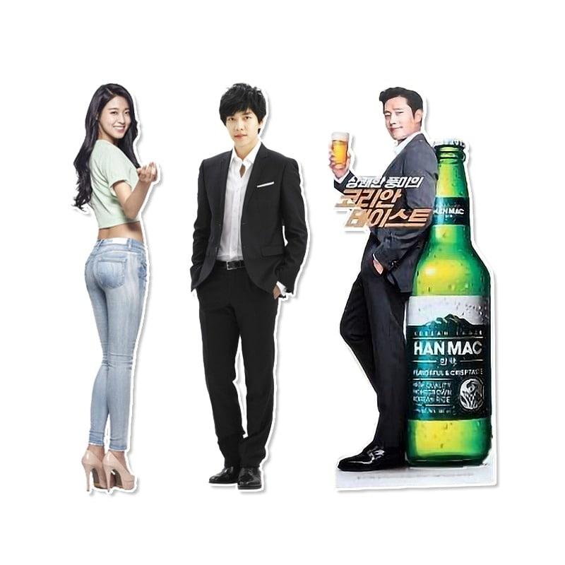 본문 이미지 - 설현, 이승기, 이병헌 등신대(왼쪽부터)ⓒ 뉴스1