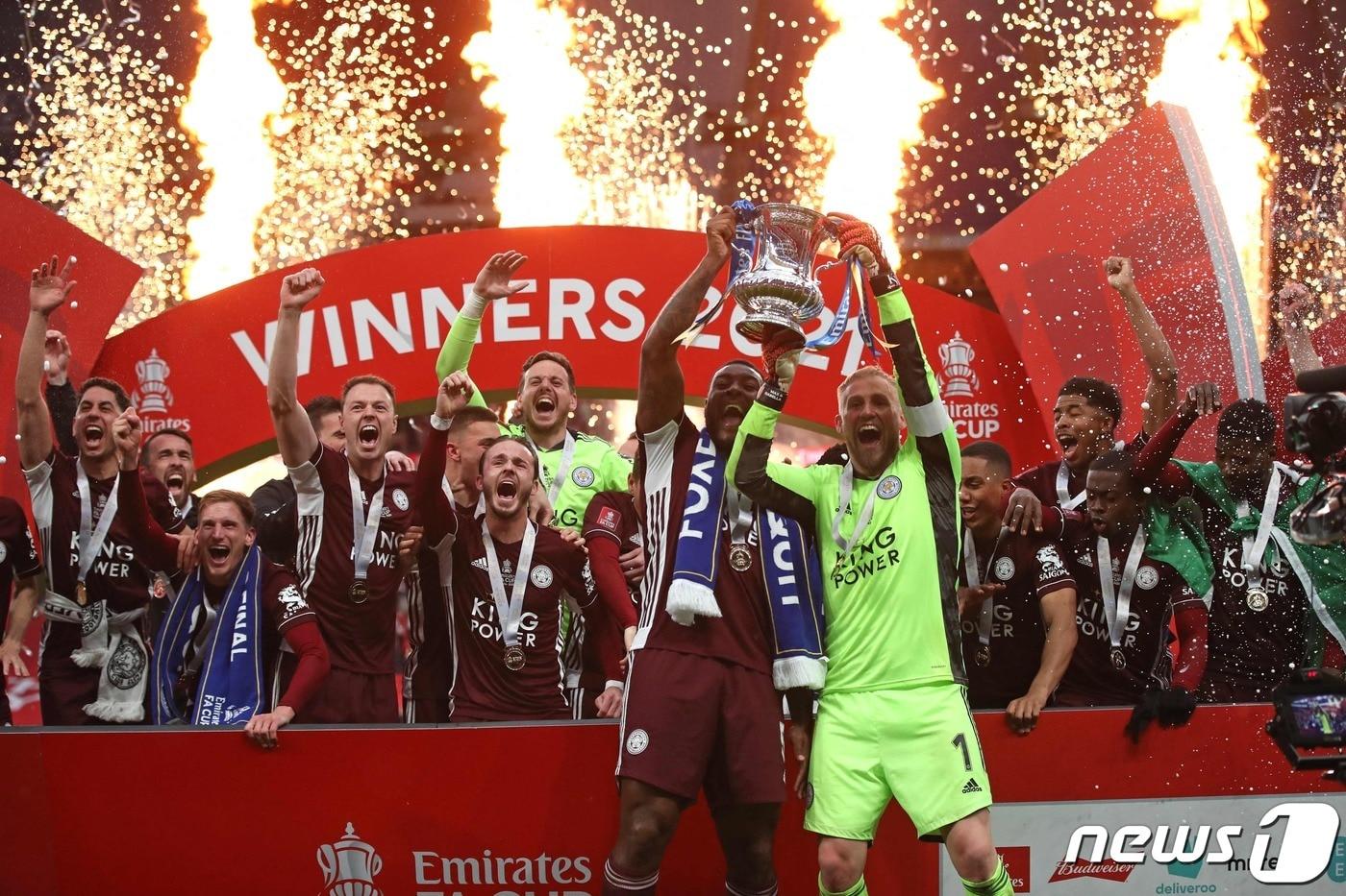 본문 이미지 - FA컵 우승을 차지한 레스터시티 ⓒ AFP=뉴스1