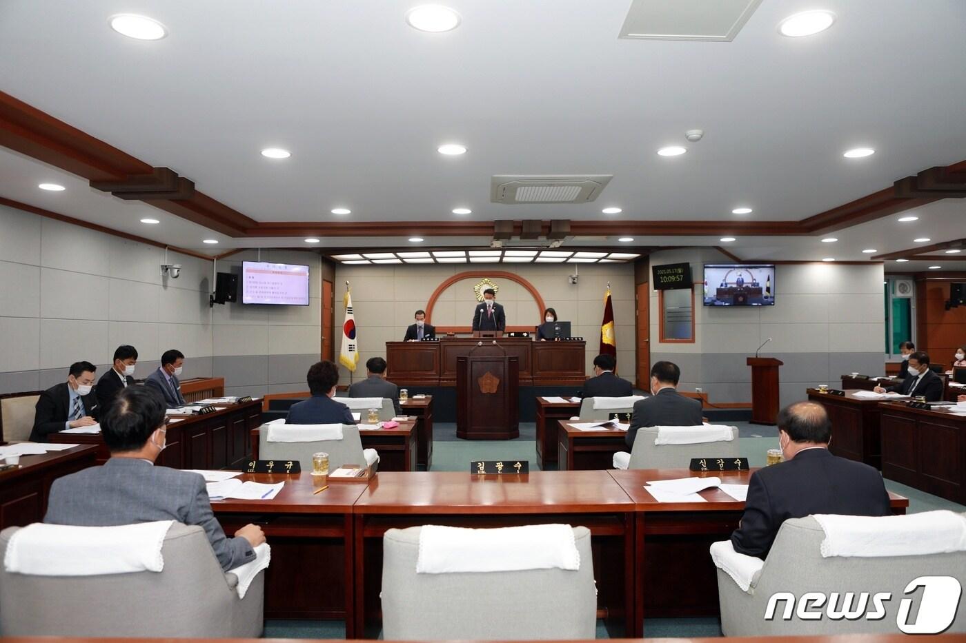 17일 전북 진안군의회가 임시회를 개회한다. 이번 임시회에서는 추경예산안을 심사한다.(진안군의회제공)2021.5.17/뉴스1