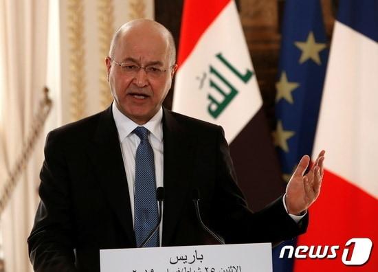 본문 이미지 - 바르함 살리흐 이라크 대통령. ⓒ 로이터=뉴스1