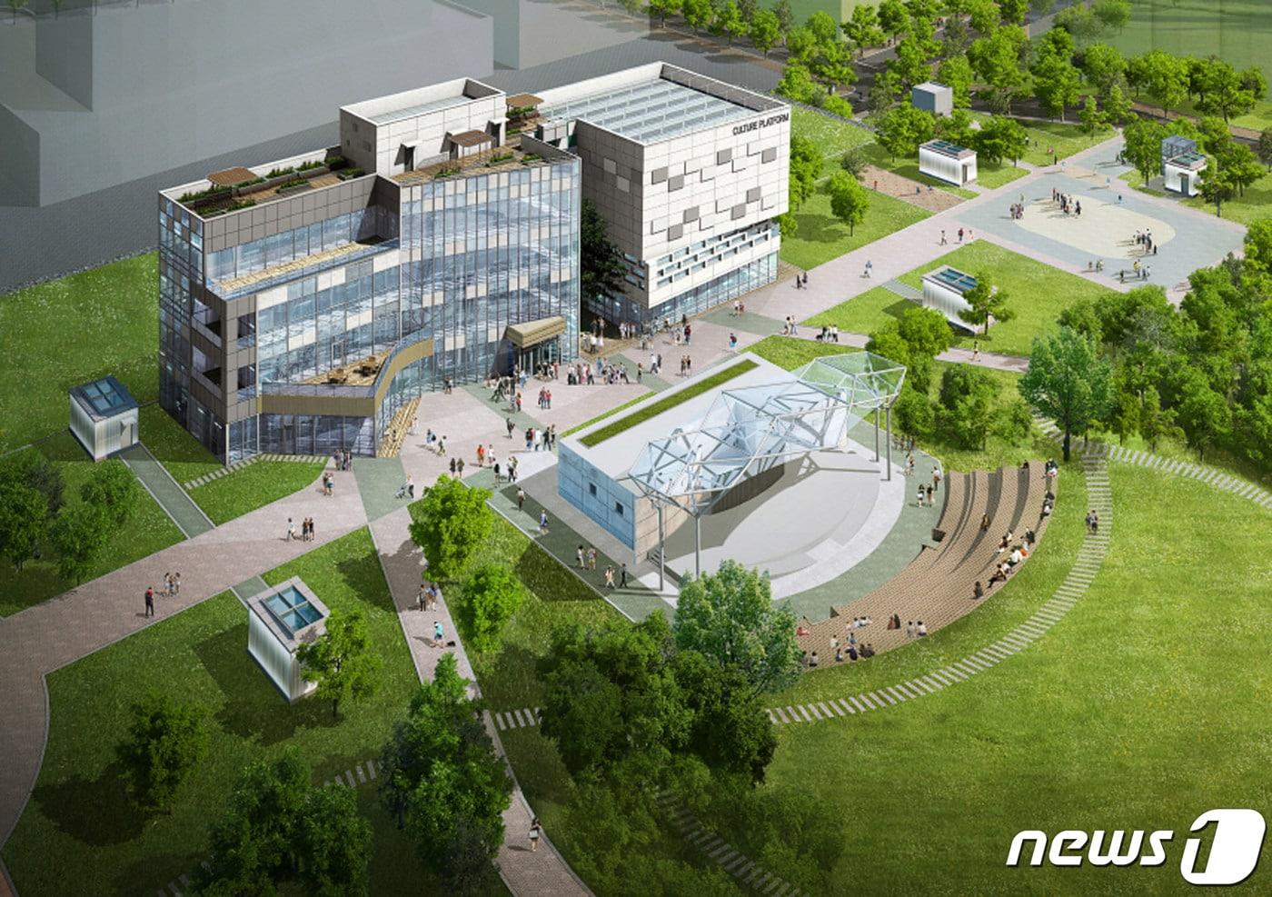 내년 5월 개관할 예정인 성남역사박물관 교육동 조감도.(성남시 제공) ⓒ News1 