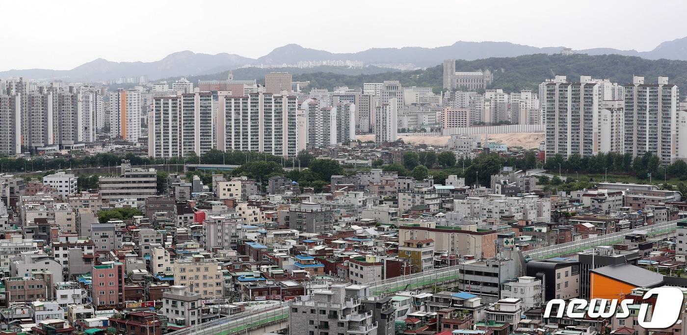 서울 중랑역 인근 도심공공주택복합사업 후보지. (사진은 기사 내용과 무관함) /뉴스1 ⓒ News1 이재명 기자