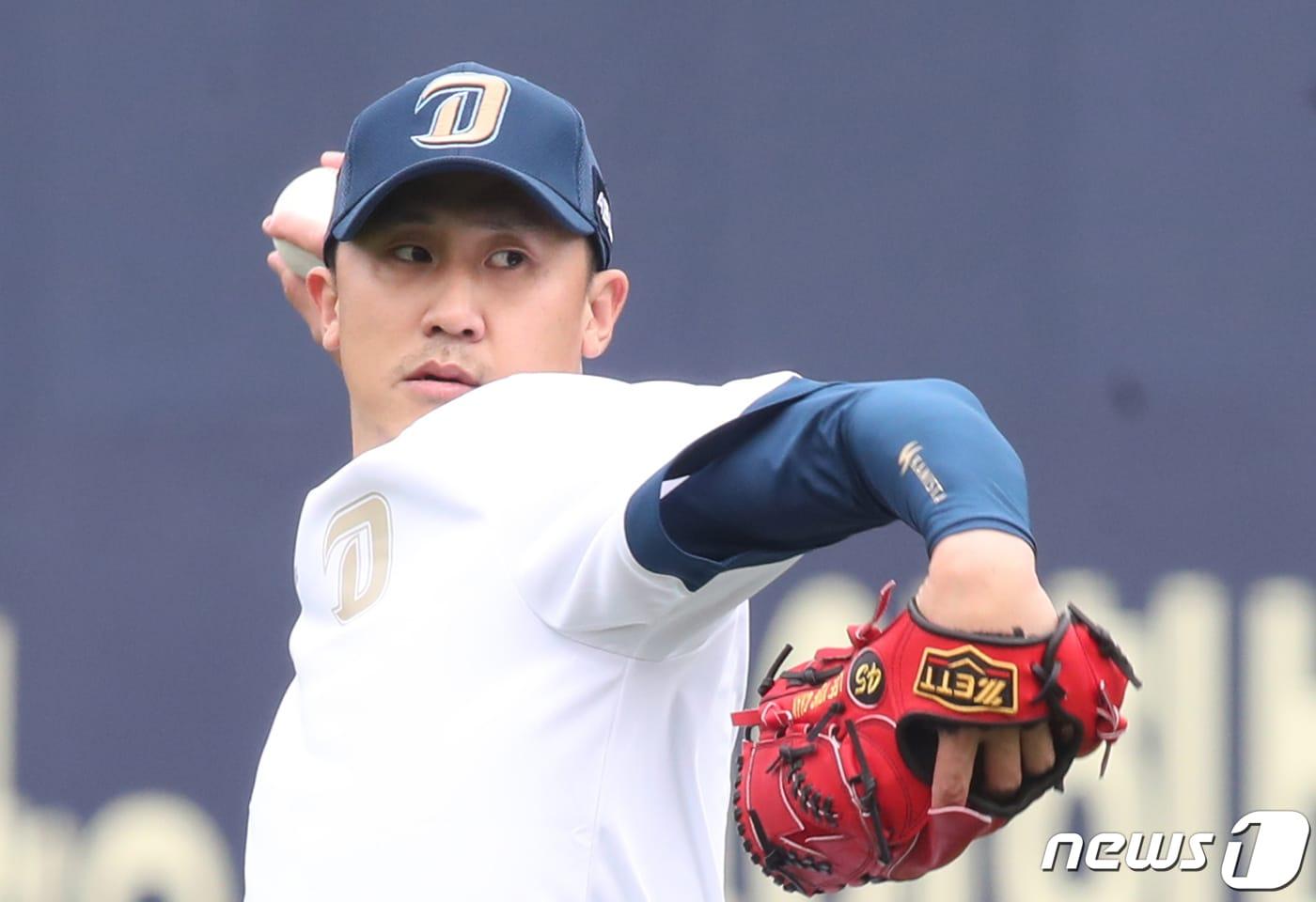 본문 이미지 - NC 다이노스 이용찬. 2021.5.26/뉴스1 ⓒ News1 여주연 기자