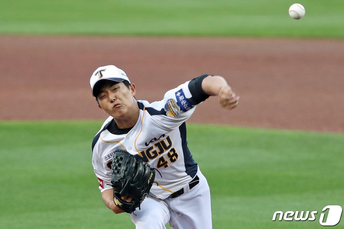 KIA 선발 이의리. 2021.5.27/뉴스1 ⓒ News1 황희규 기자