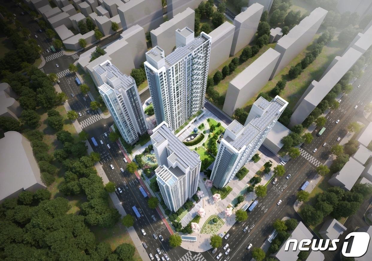 본문 이미지 - 송파 가락상아1차 재건축 사업 조감도. (서울시 제공) ⓒ 뉴스1