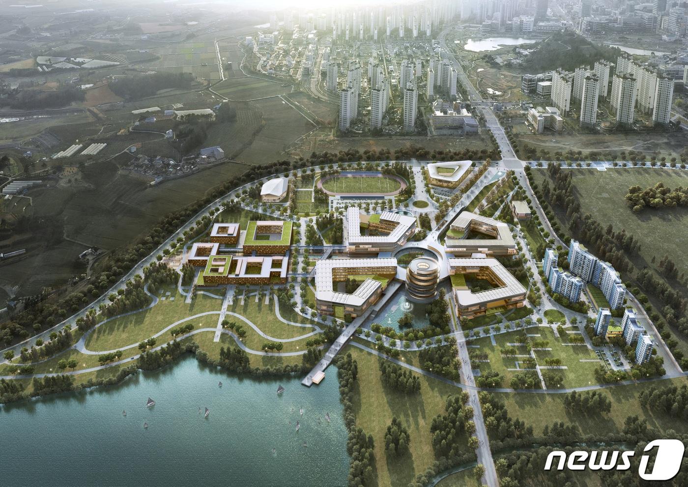 본문 이미지 - 한국에너지공과대학교 조감도. ⓒ News1